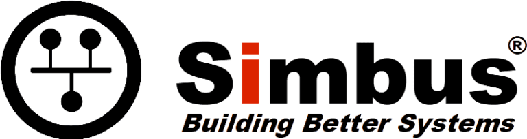 Simbus name, logo, and tagline